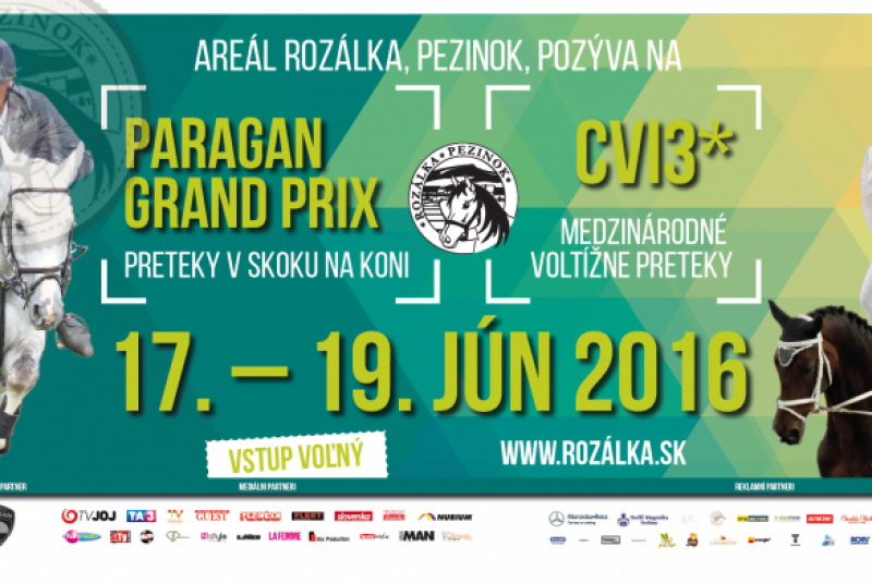 PARAGAN GRAND PRIX (parkúrové preteky) & CVI3* (medzinárodné vol
