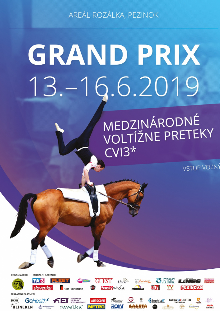Kalendár pretekov / Pezinok 13.-16.6.2019 Rozálka Grand Prix a m