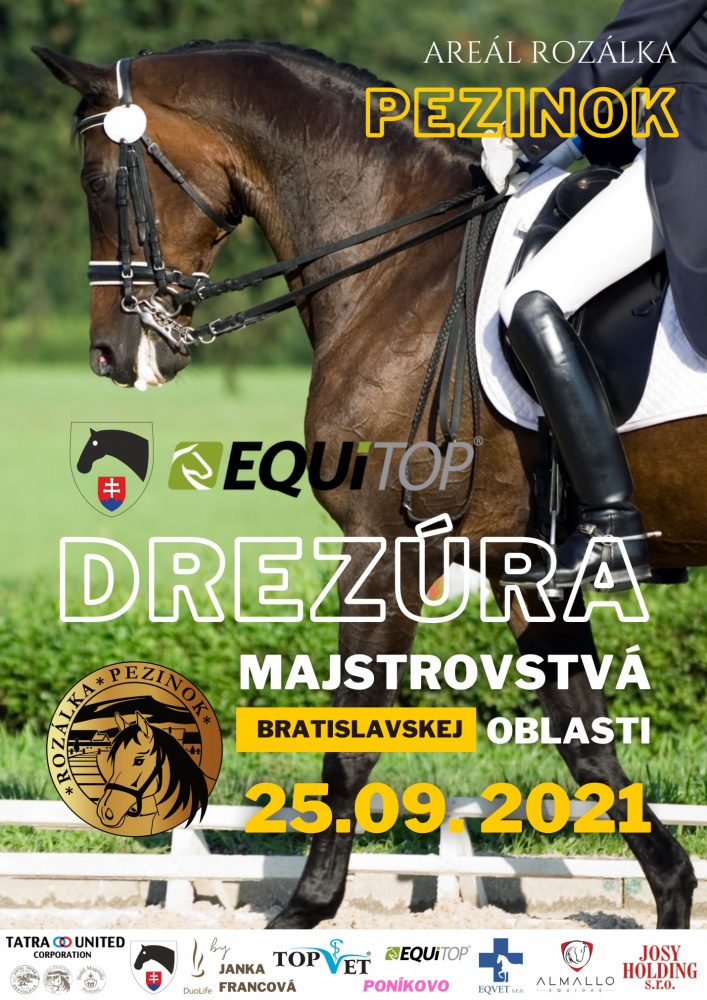Kalendár pretekov / Majstrovstvá bratislavskej oblasti v drezúre 2021 - foto