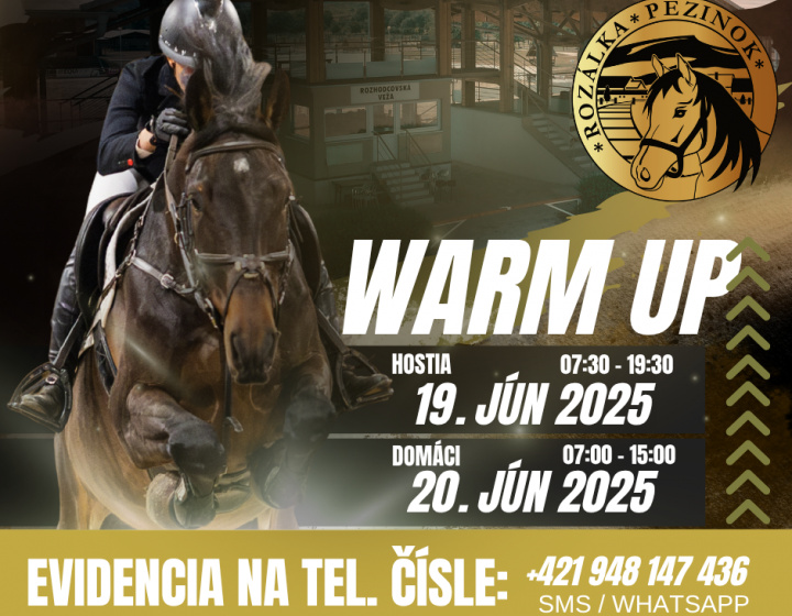 WARM UP 3. kola Rozálka GRAND PRIX čaká práve na vás!
