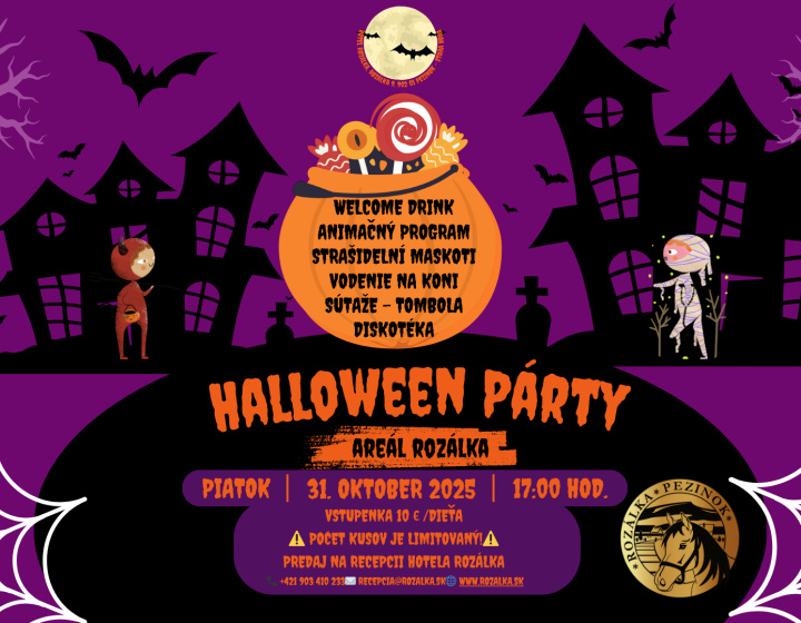 Halloween párty na Rozálke (31.10.2025)