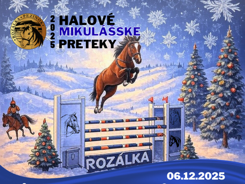 Halové Mikulášske preteky 2025 - Rozálka