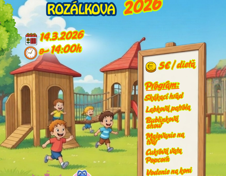 Otvorenie sezóny Rozálkova 2026 v sobotu 14.3.2026