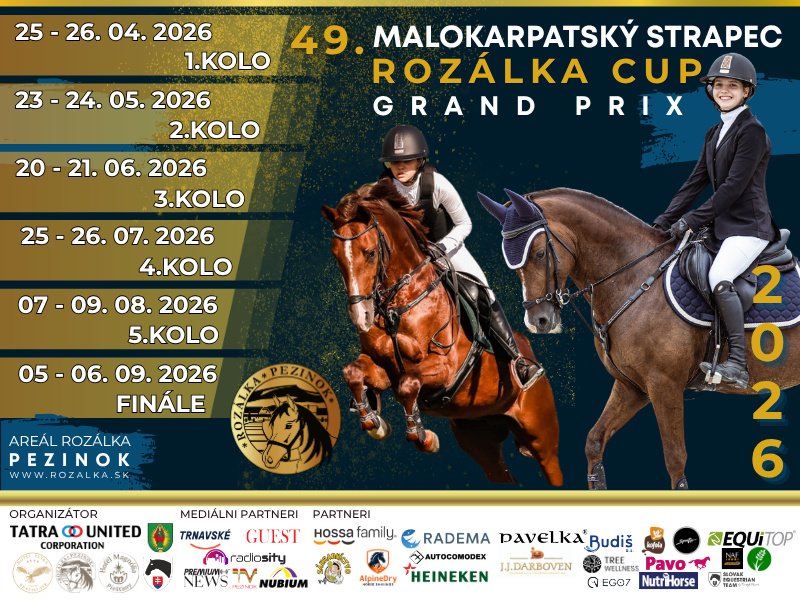 49. ročník o MALOKARPATSKÝ STRAPEC - ROZÁLKA GRAND PRIX 2026