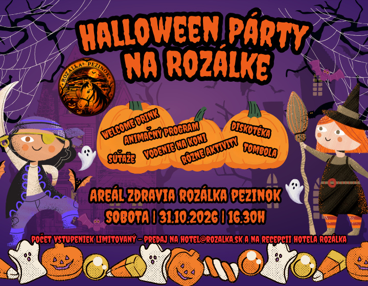 Halloween párty na Rozálke (31.10.2026)